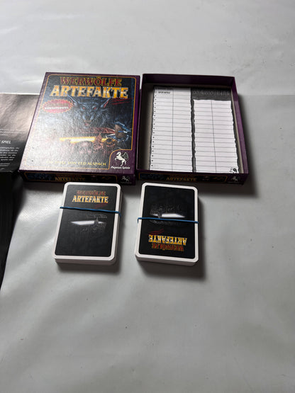 Werwölfe Artefakte Erweiterung Pegasus Spiele Kartenspiel - Vollständig - Ansicht 3