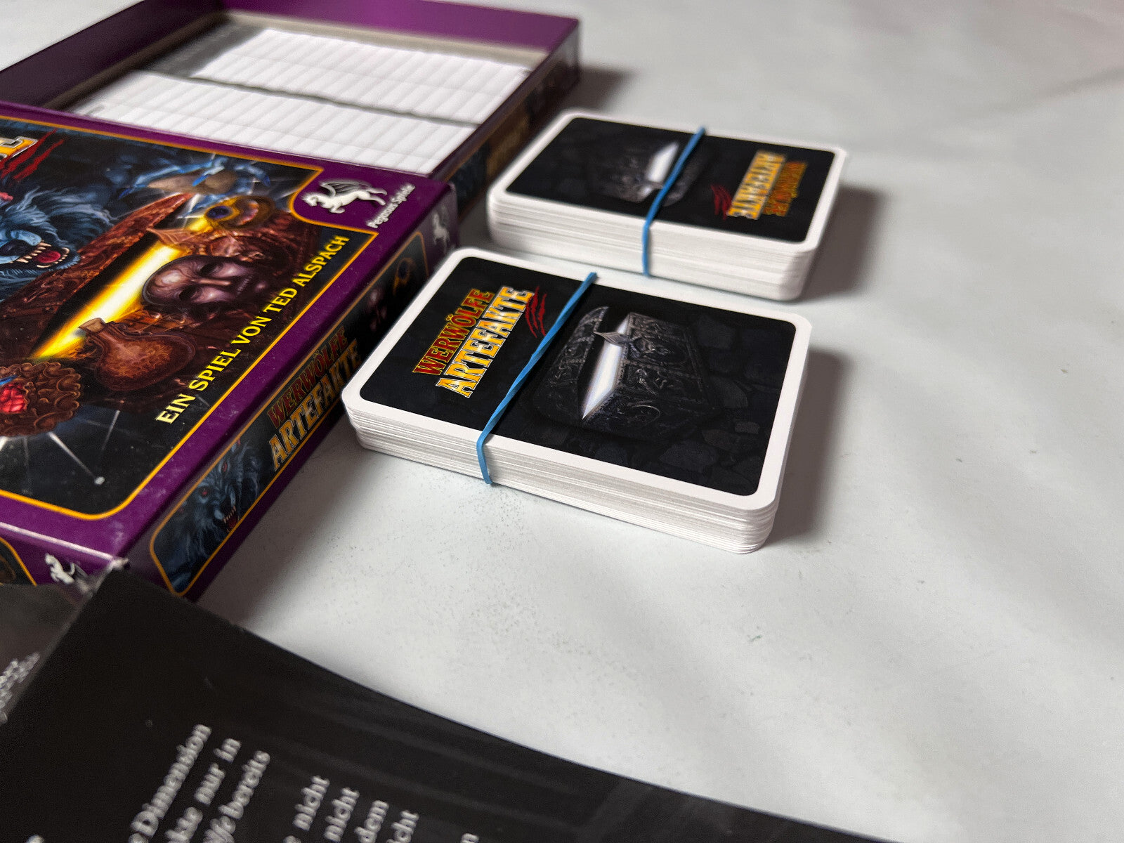 Werwölfe Artefakte Erweiterung Pegasus Spiele Kartenspiel - Vollständig - Ansicht 4