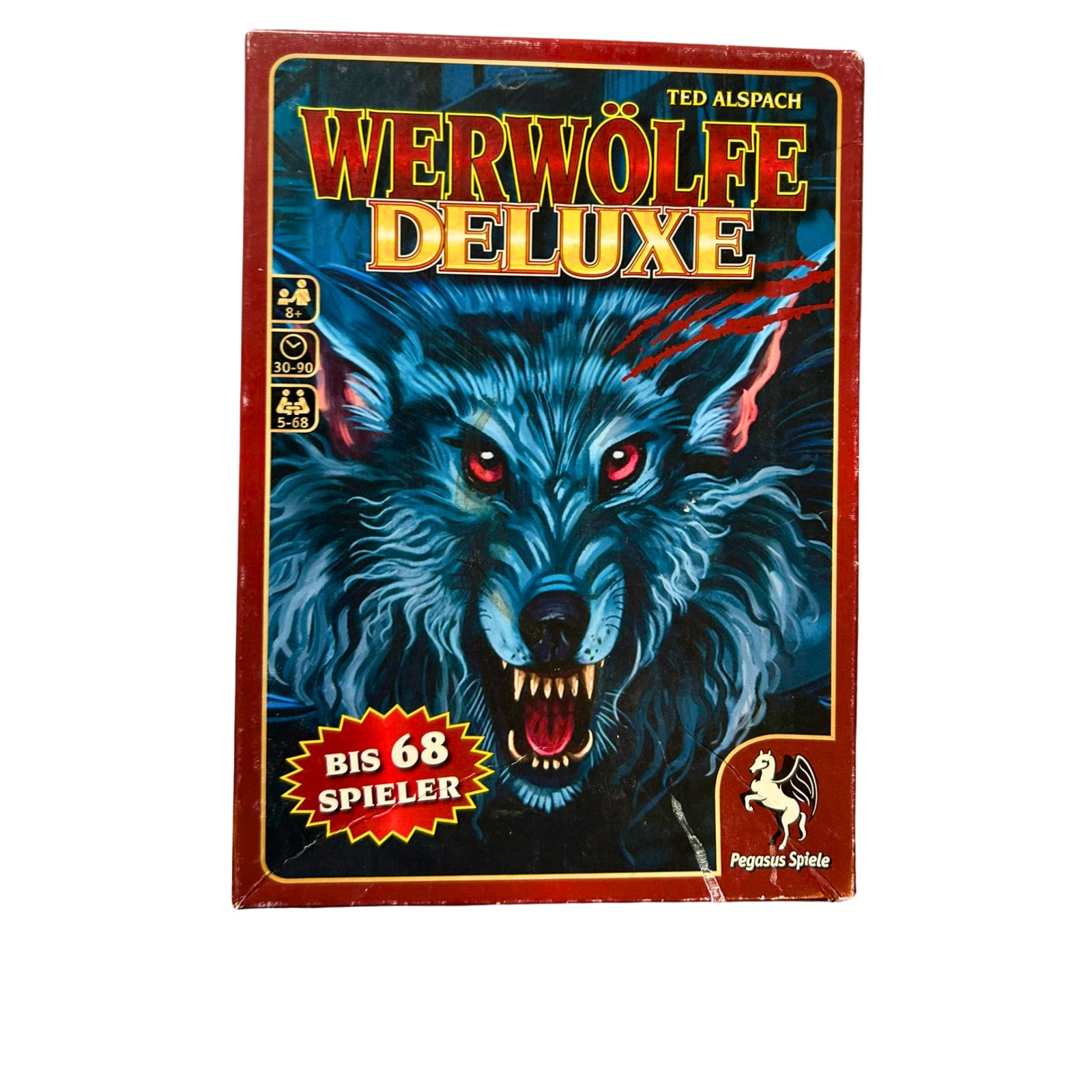 Werwölfe DeLuxe bis 68 Spieler - Pegasus – SKU A7352 – Gesellschaftsspiel gebraucht kaufen bei Brettspielimperium