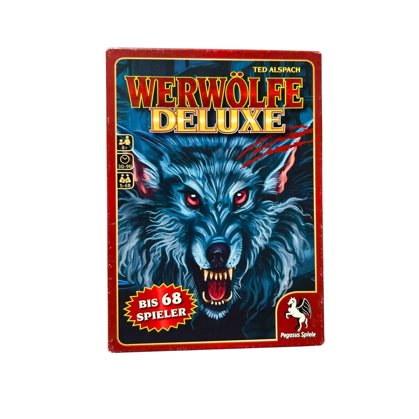 Werwölfe DeLuxe bis 68 Spieler - Pegasus – SKU A8630 – Gesellschaftsspiel gebraucht kaufen bei Brettspielimperium