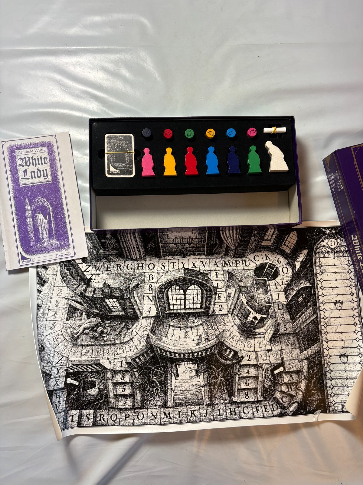 White Lady  Franckh  Edition Perlhuhn  Gesellschaftsspiel Spiel  Vollständig - Ansicht 6