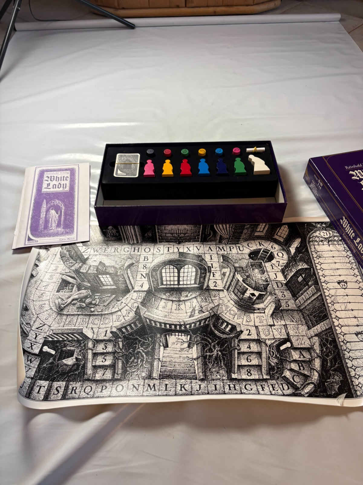 White Lady  Franckh  Edition Perlhuhn  Gesellschaftsspiel Spiel  Vollständig - Ansicht 9