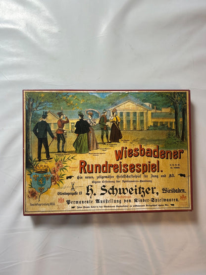 Wiesbadener Rundreisespiel Brettspiel Gesellschaftsspiel - Vollständig - Ansicht 2