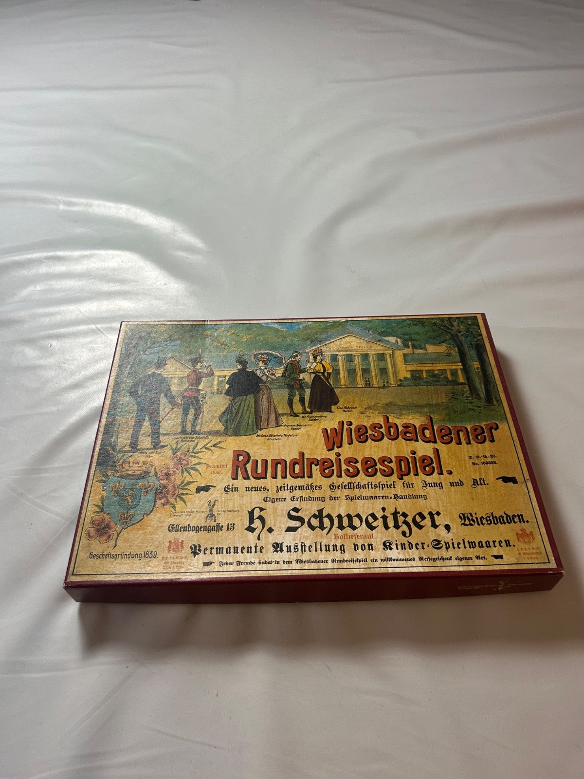 Wiesbadener Rundreisespiel Brettspiel Gesellschaftsspiel - Vollständig - Ansicht 3