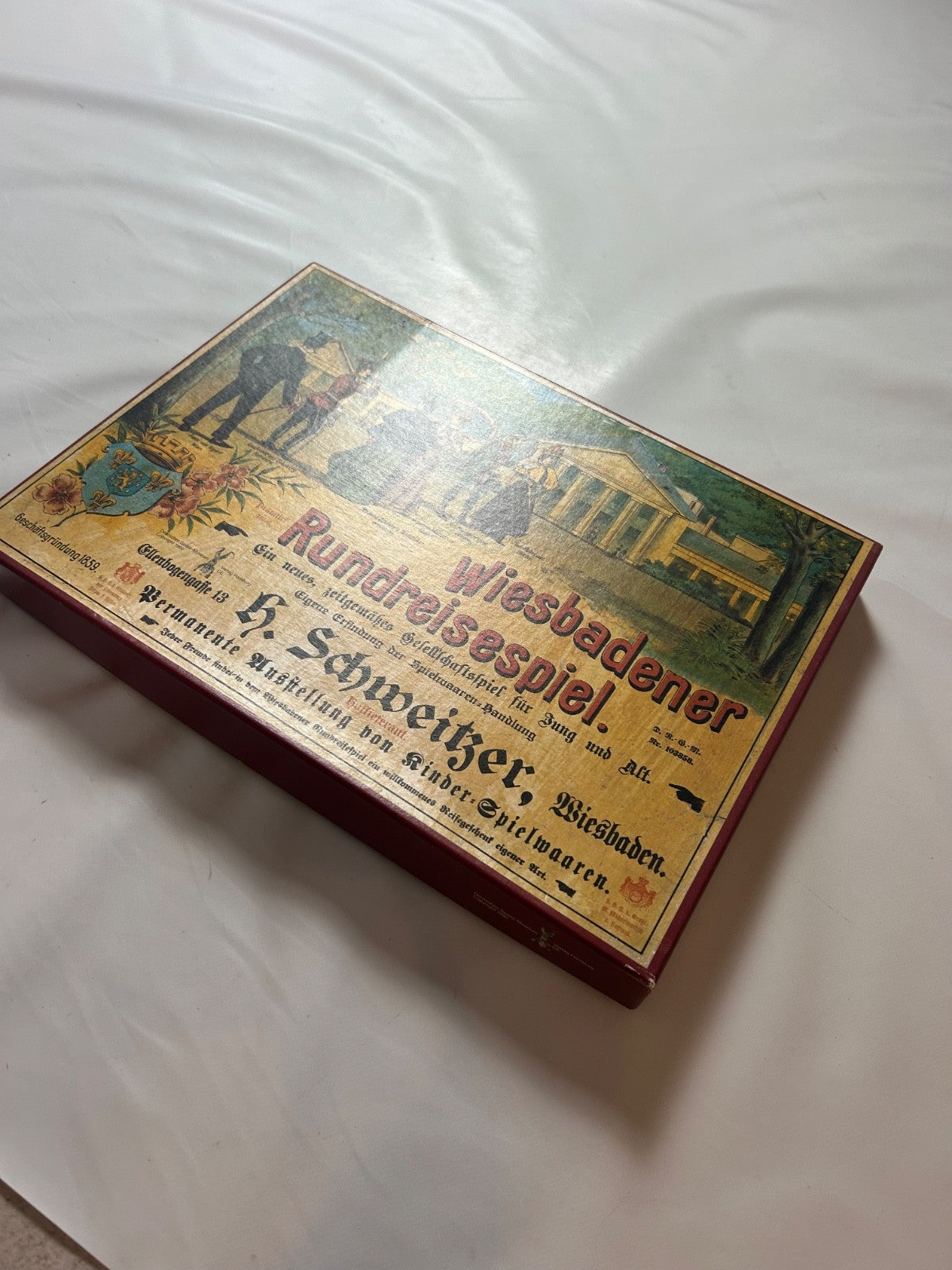 Wiesbadener Rundreisespiel Brettspiel Gesellschaftsspiel - Vollständig - Ansicht 4