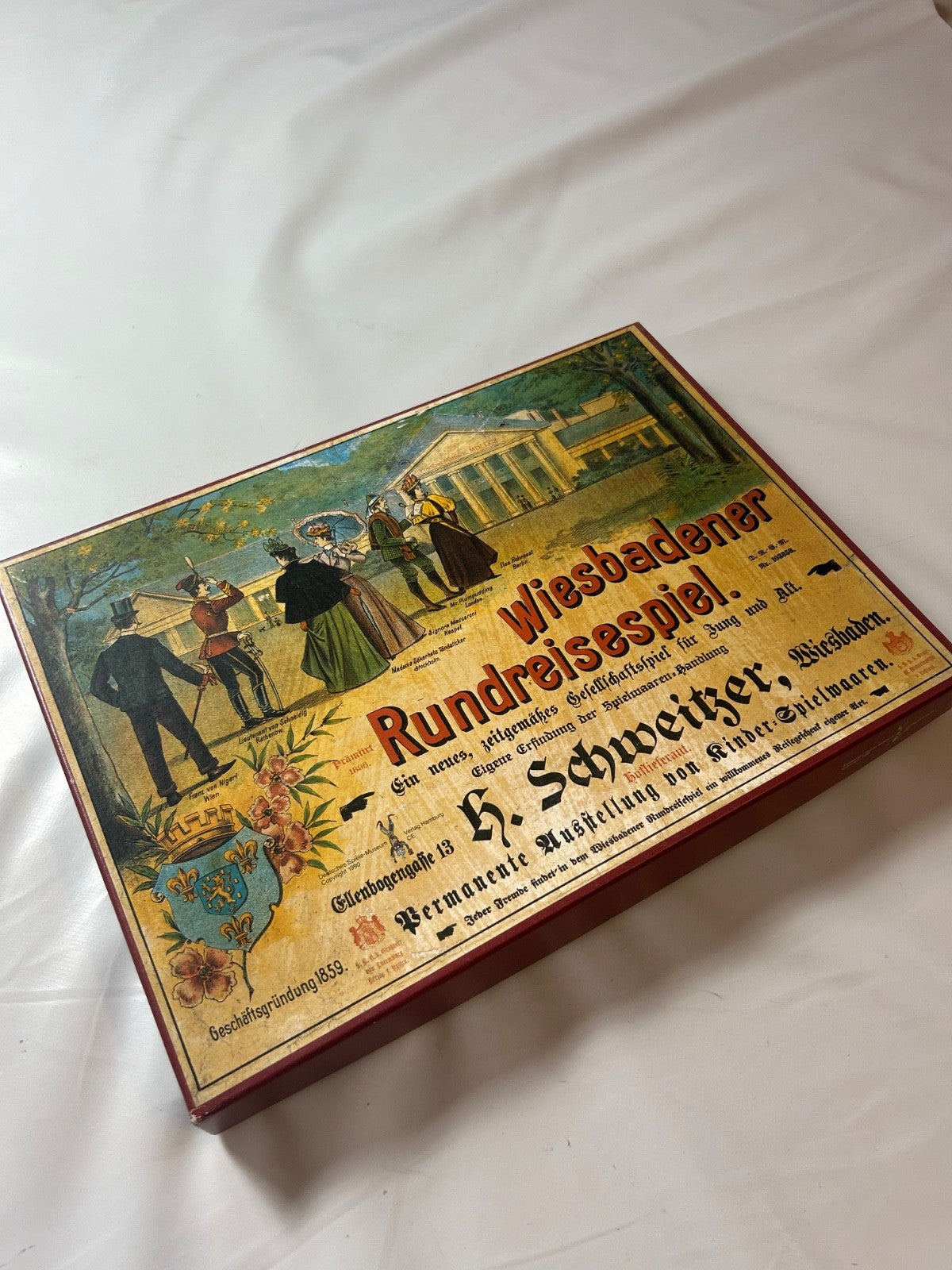 Wiesbadener Rundreisespiel Brettspiel Gesellschaftsspiel - Vollständig - Ansicht 5