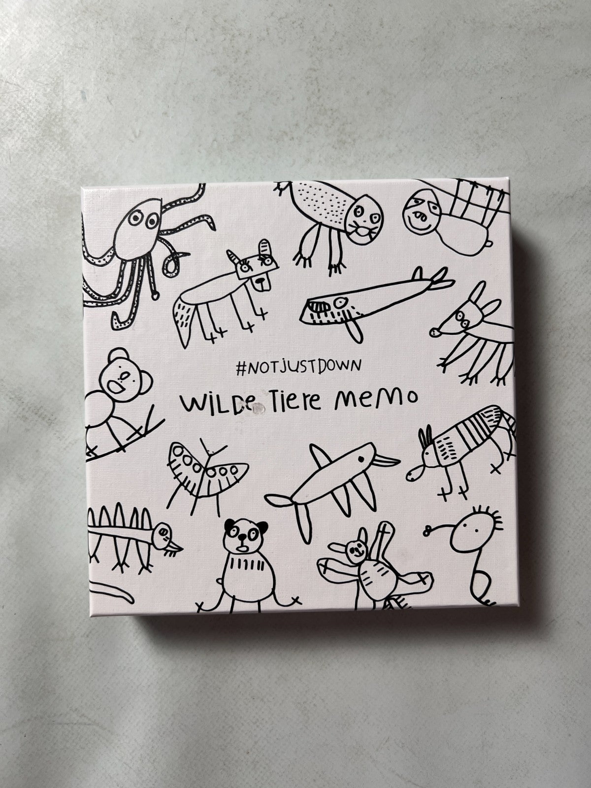 Wilde Tiere Memo 32 Handgezeichnete Tiere - Vollständig - Ansicht 3