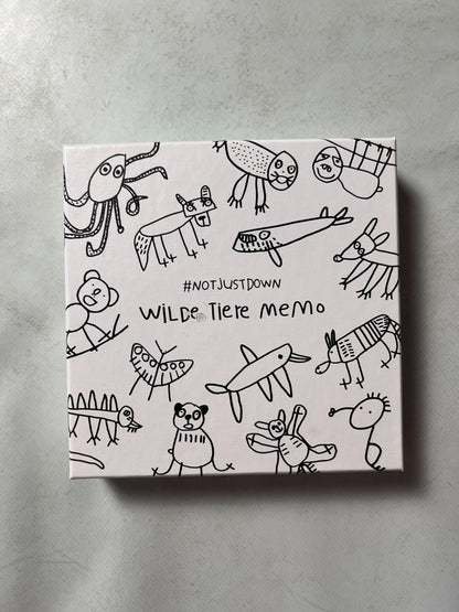 Wilde Tiere Memo 32 Handgezeichnete Tiere - Vollständig - Ansicht 3