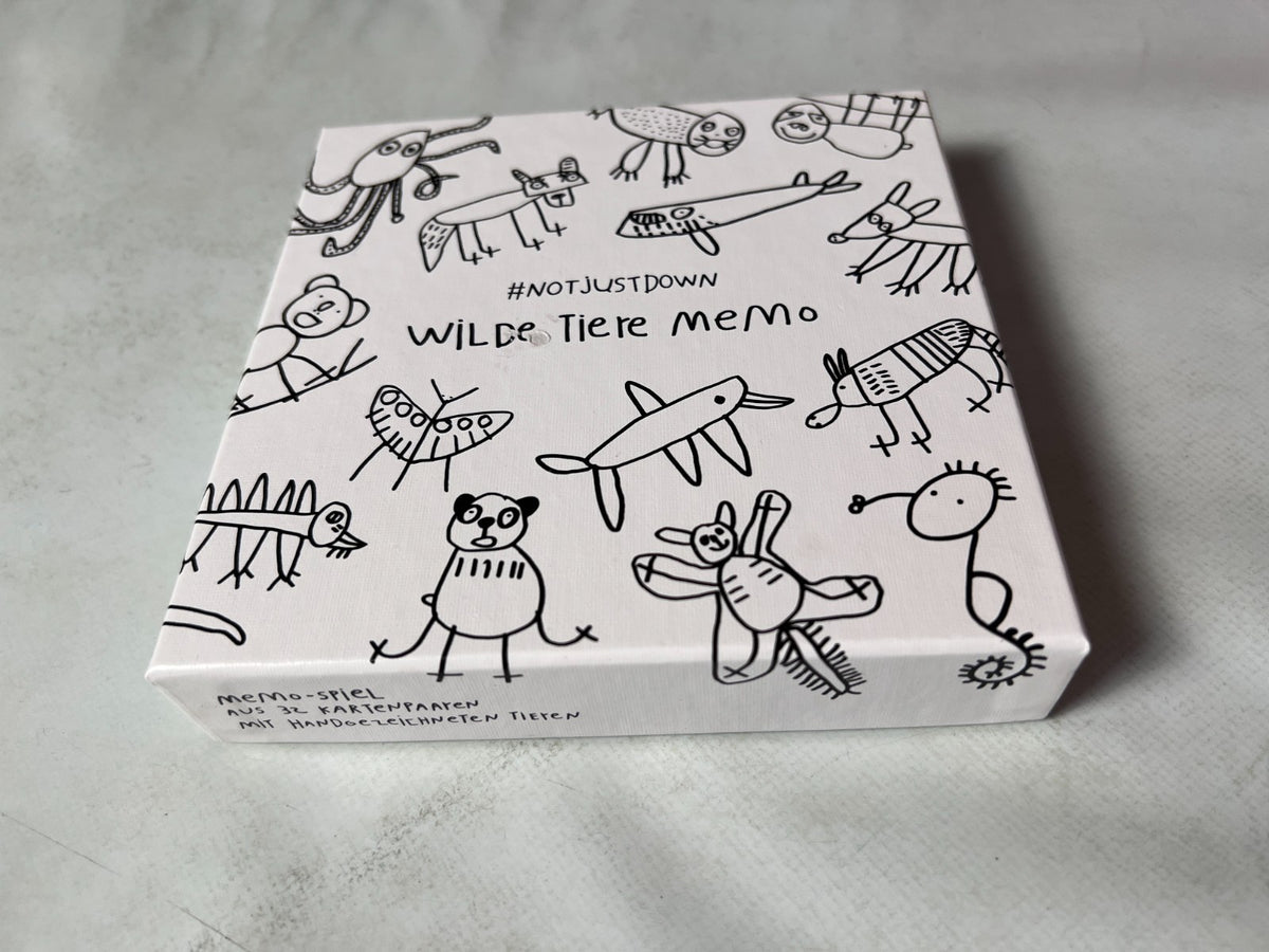 Wilde Tiere Memo 32 Handgezeichnete Tiere - Vollständig - Ansicht 7