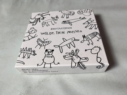 Wilde Tiere Memo 32 Handgezeichnete Tiere - Vollständig - Ansicht 7