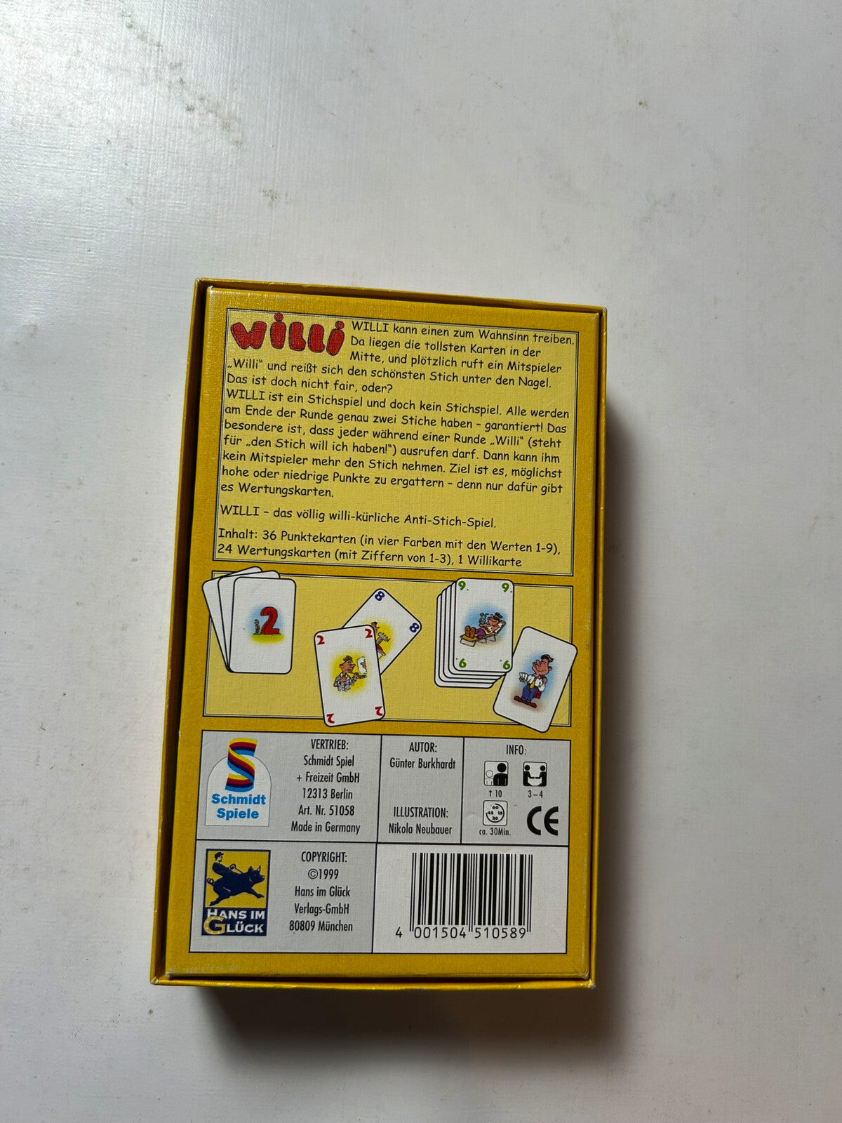 Willi Kartenspiel - Hans Im Glück - Vollständig - Ansicht 7