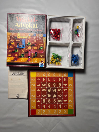 Winkel Advokat - Brettspiel Gesellschaftsspiel - Schmidt Spiele - VOLLSTÄNDIG - Ansicht 2