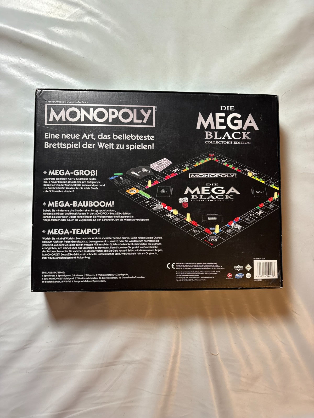 Winning Moves Monopoly Mega Black Edition Spiel Brettspiel  Vollständig - Ansicht 12