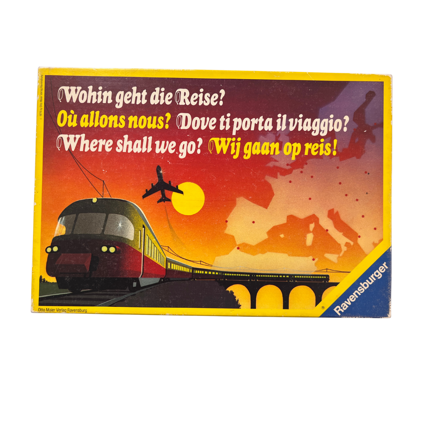 Wohin geht die Reise? Ravensburger 1976 Brettspiel - Vollständig - Ansicht 1