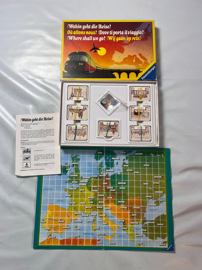 Wohin geht die Reise? Ravensburger 1976 Brettspiel - Vollständig - Ansicht 3