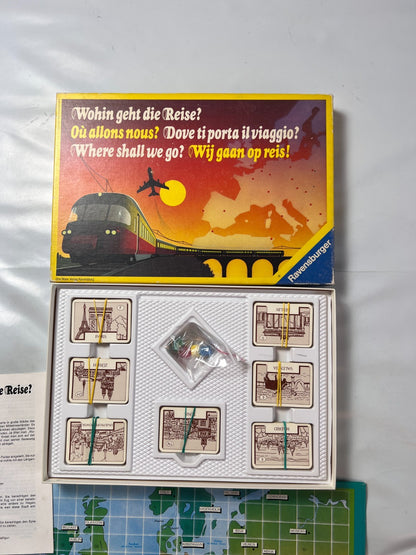 Wohin geht die Reise? Ravensburger 1976 Brettspiel - Vollständig - Ansicht 5
