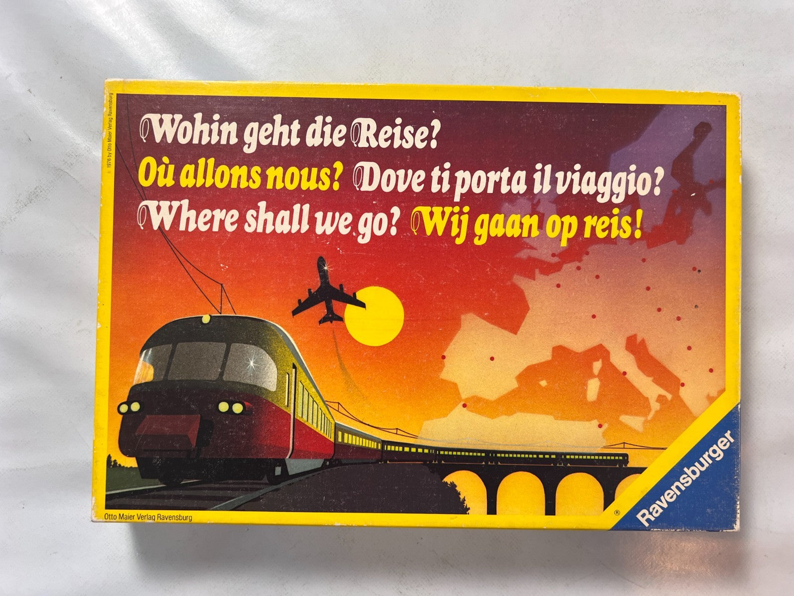Wohin geht die Reise? Ravensburger 1976 Brettspiel - Vollständig - Ansicht 6