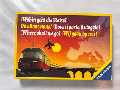 Wohin geht die Reise? Ravensburger 1976 Brettspiel - Vollständig - Ansicht 6