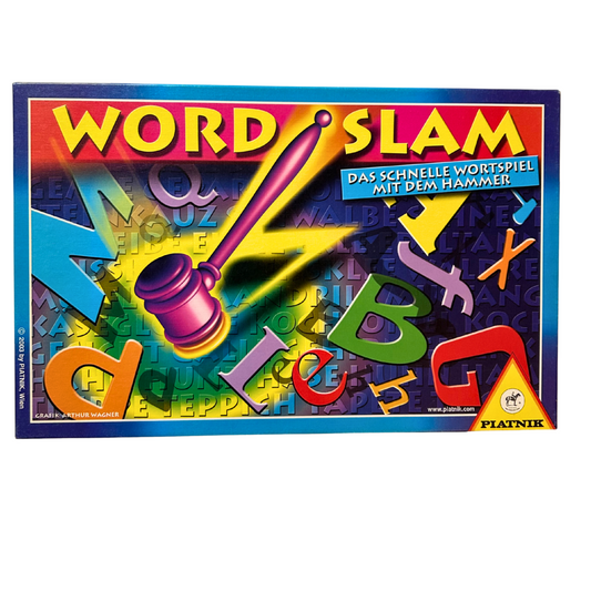 Word Slam Brettspiel Spiel  Piatnik 636127 - Vollständig - Ansicht 1