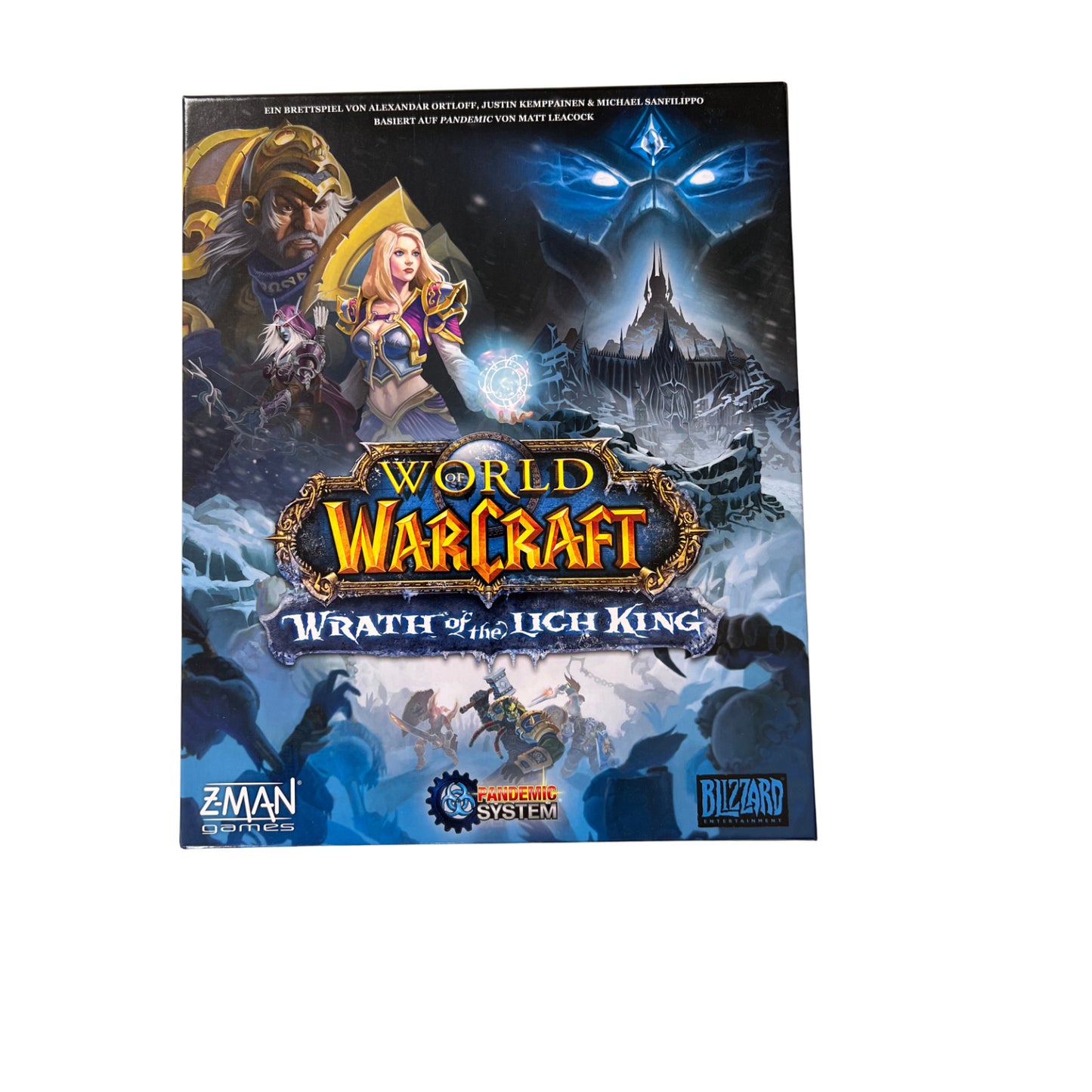 World of Warcraft Wrath of the Lich King Brettspiel Pandemic-System - Unbespielt – SKU A14572 – Gesellschaftsspiel gebraucht kaufen bei Brettspielimperium