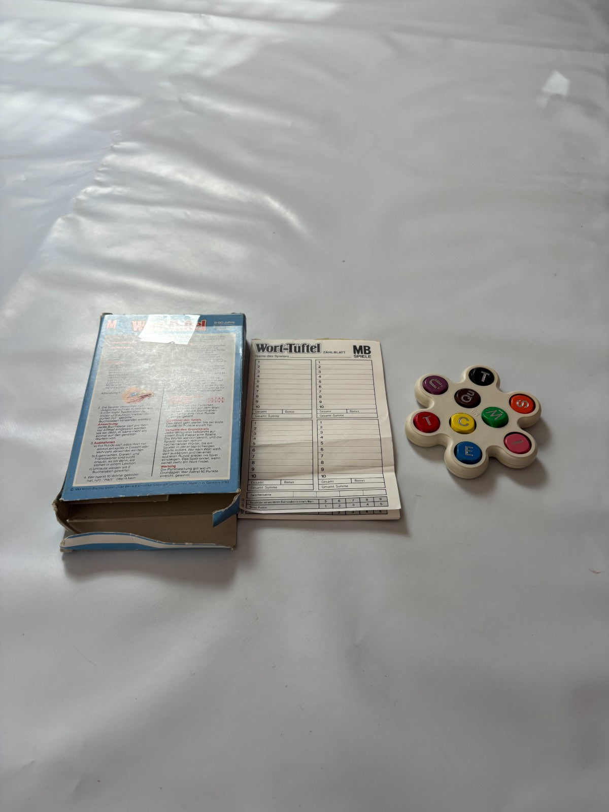 Wort Tüftel Parker Hasbro MB 1984 Reise Vollständig - Ansicht 10