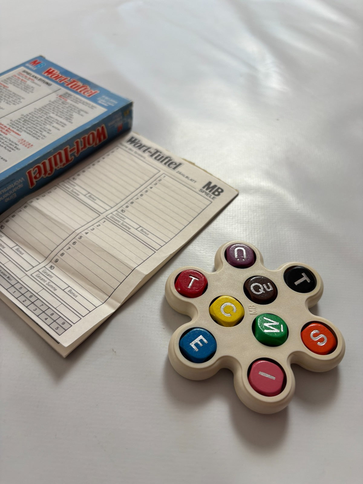 Wort Tüftel Parker Hasbro MB 1984 Reise Vollständig - Ansicht 11