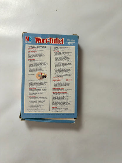 Wort Tüftel Parker Hasbro MB 1984 Reise Vollständig - Ansicht 5
