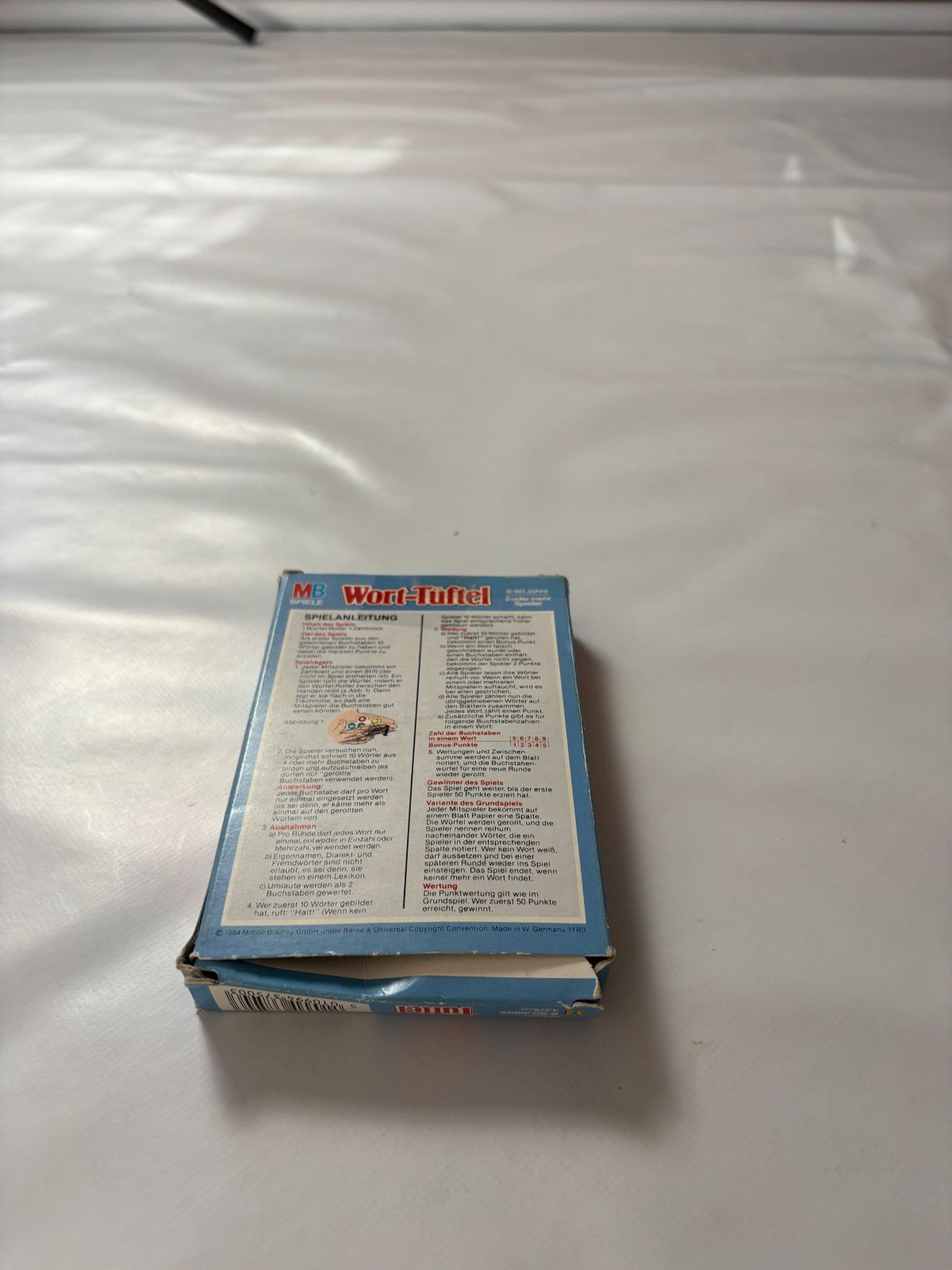 Wort Tüftel Parker Hasbro MB 1984 Reise Vollständig - Ansicht 6