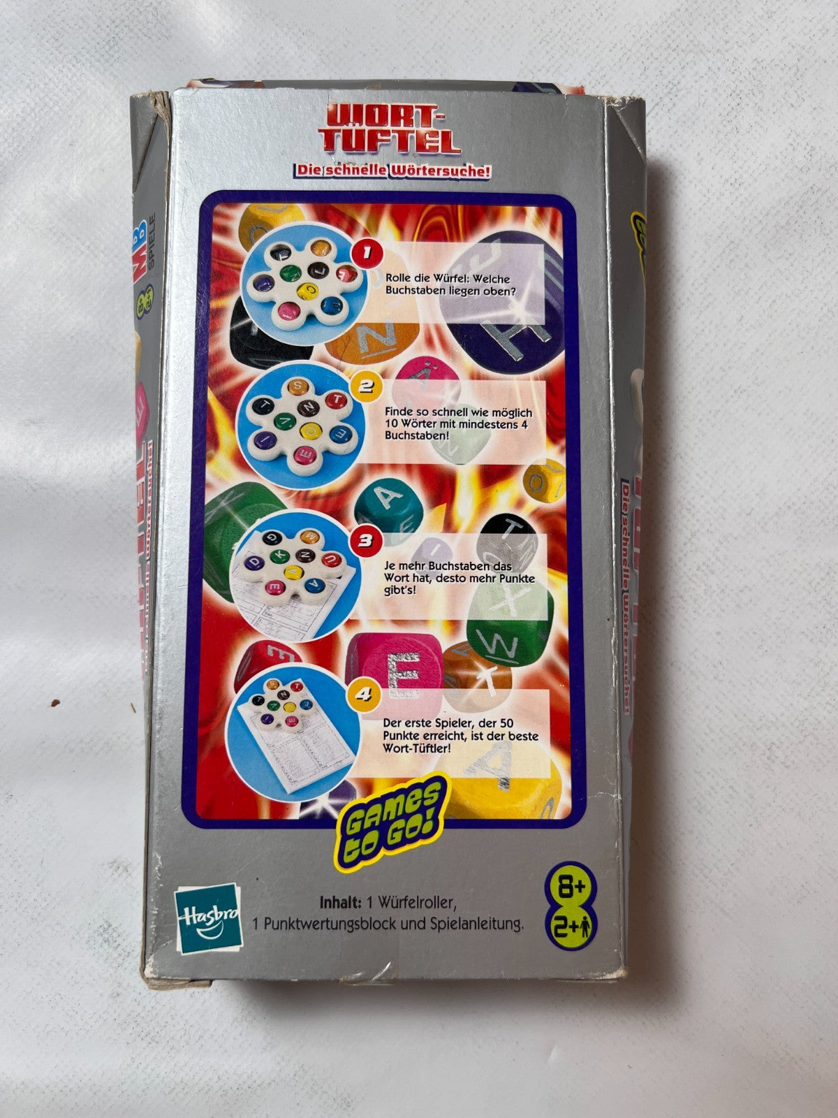 Wort Tüftel Parker Hasbro MB 2001 Reise Vollständig - Ansicht 9