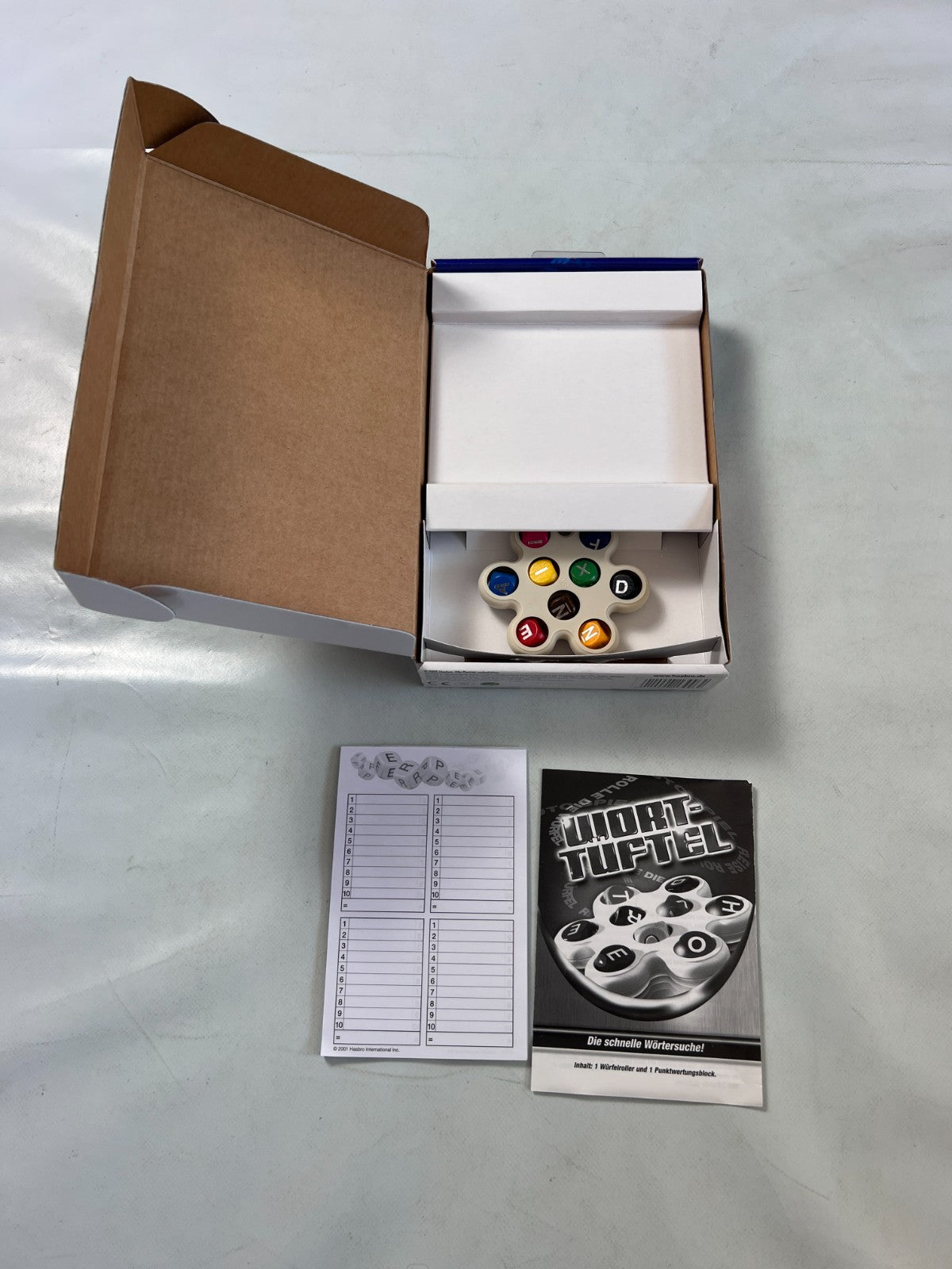 Wort Tüftel Parker Hasbro MB 2005 Reise Vollständig - Ansicht 2