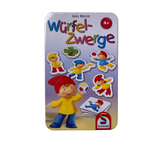 Würfelzwerge Kinderspiel Blechdose Schmidt Spiele  Neu in Folie - Ansicht 1