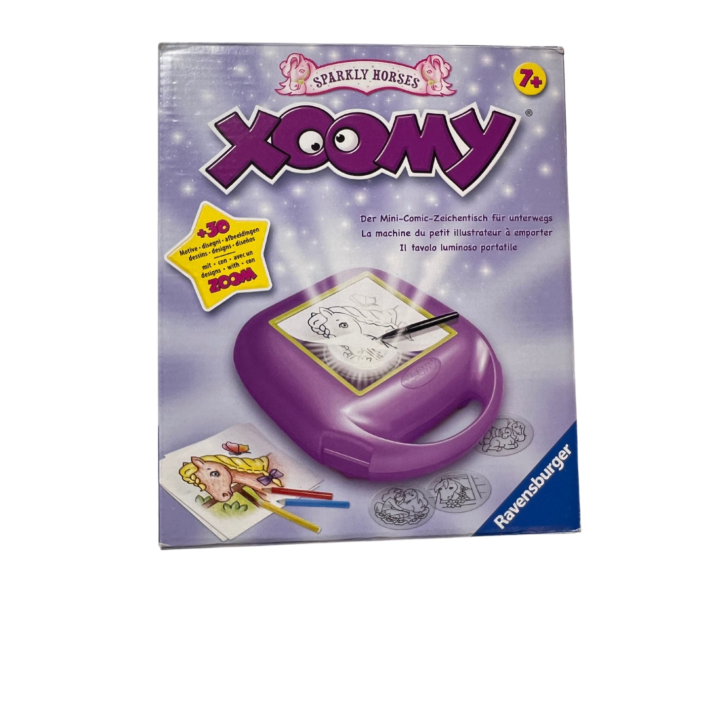 XOOMY Midi Sparkly Horses Spiel Ravensburger – SKU A4721 – Mal- und Zeichenset gebraucht kaufen bei Brettspielimperium