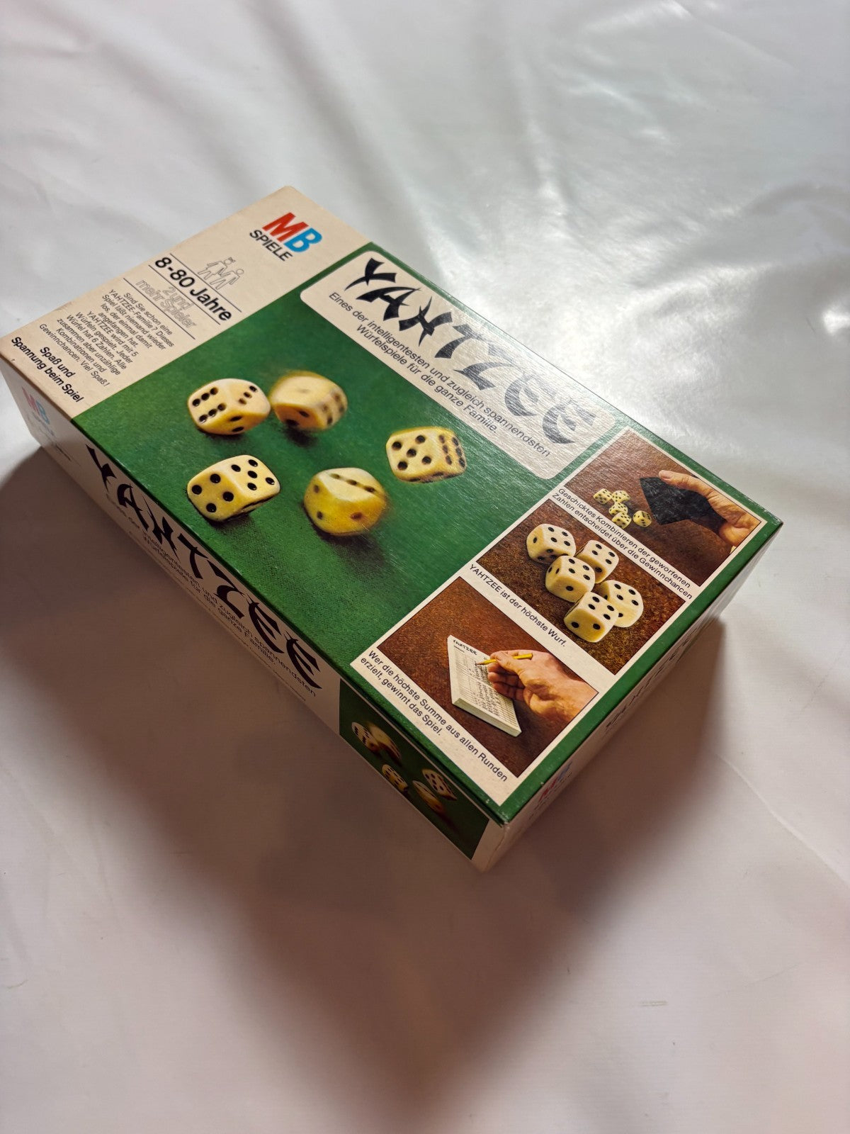YAHTZEE MB Brettspiel Gesellschaftsspiel Würfelspiel  Vollständig - Ansicht 4