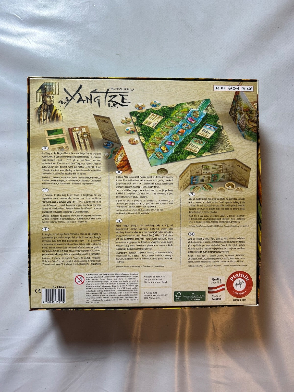 Yangtze Piatnik Brettspiel Gesellschaftsspiel  Vollständig - Ansicht 8
