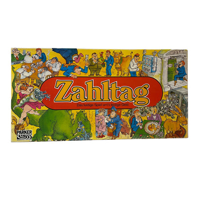Zahltag - Das lustige Spiel um's leidige Geld - Parker 1977 – SKU A11034 – Gesellschaftsspiel gebraucht kaufen bei Brettspielimperium