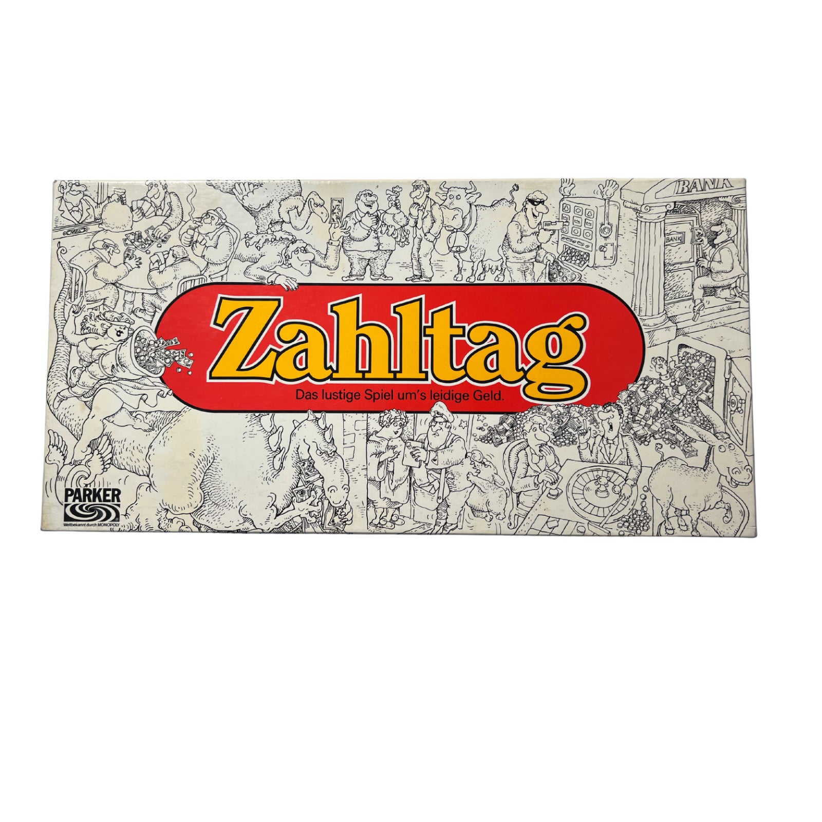Zahltag - Das lustige Spiel um's leidige Geld - Parker 1977 – SKU A13063 – Gesellschaftsspiel gebraucht kaufen bei Brettspielimperium