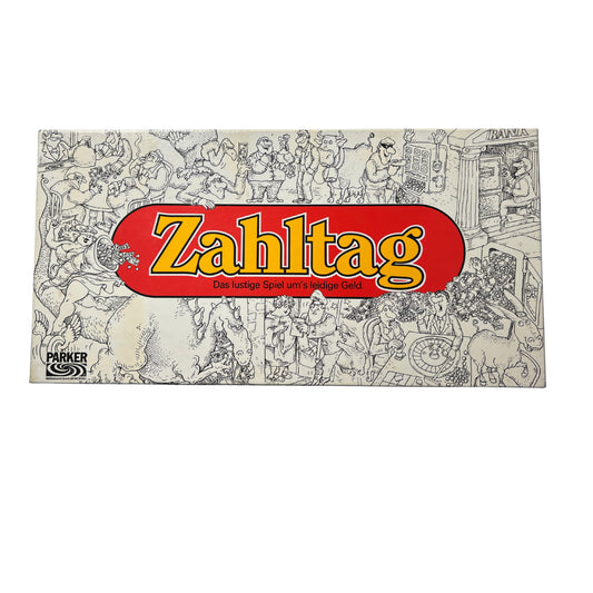 Zahltag - Das lustige Spiel um's leidige Geld - Parker 1977 – SKU A13063 – Gesellschaftsspiel gebraucht kaufen bei Brettspielimperium