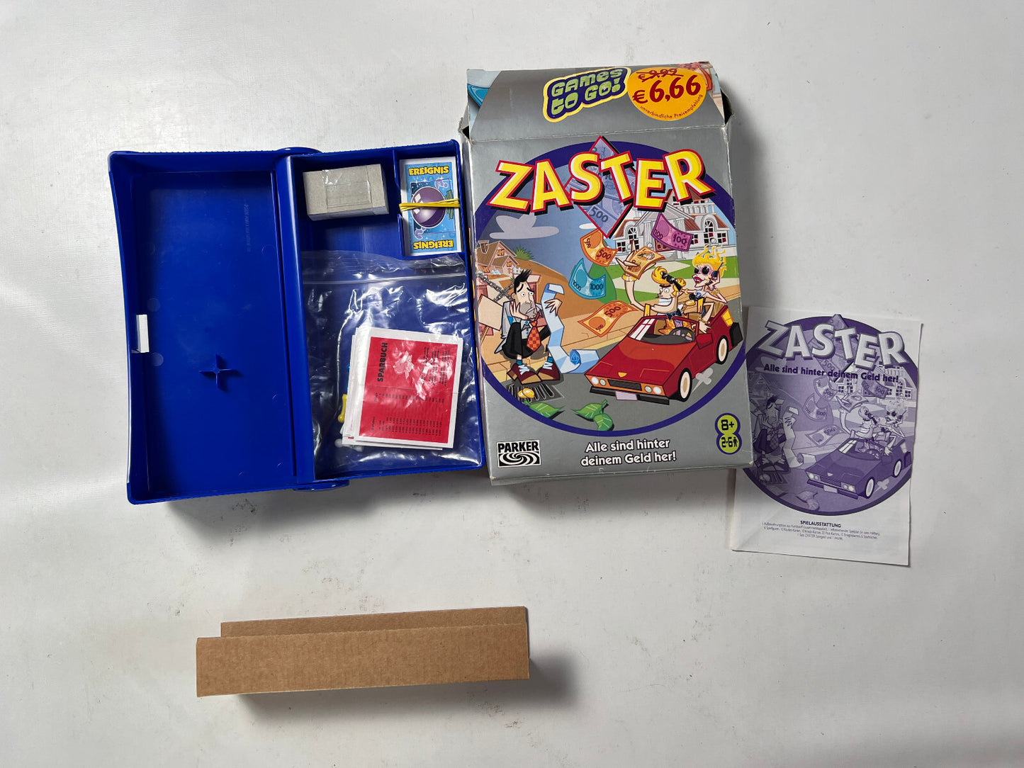 Zaster kompakt Spiel kleine Ausgabe Reise - Parker Hasbro - Vollständig - Ansicht 2