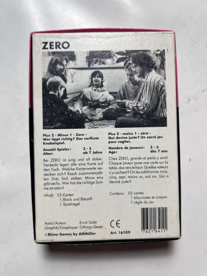 ZERO - Rhino Games Kartenspiel - Vollständig - Ansicht 9