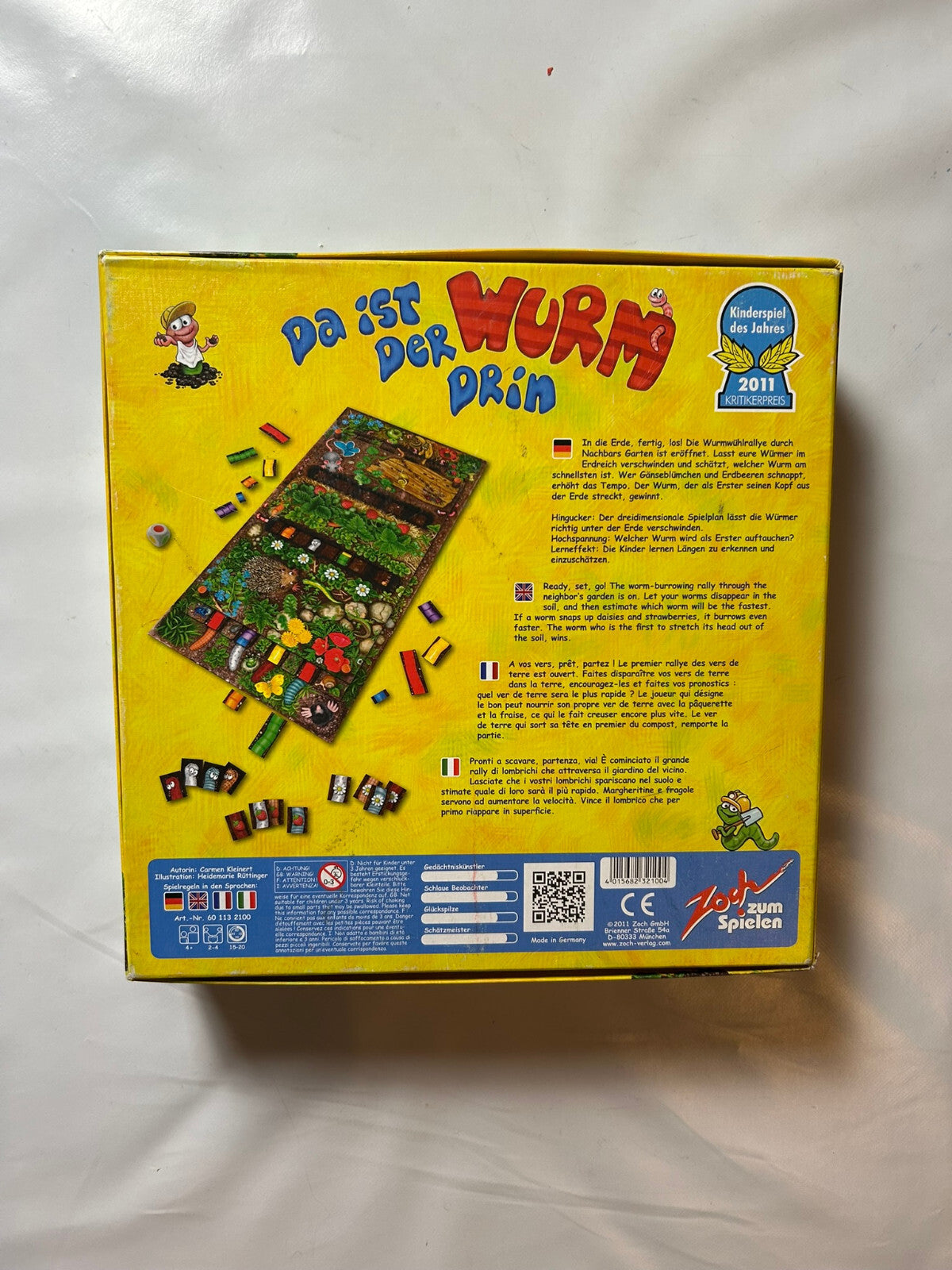 Zoch Da ist der Wurm drin Kinderspiel Brettspiel - Vollständig - Ansicht 10