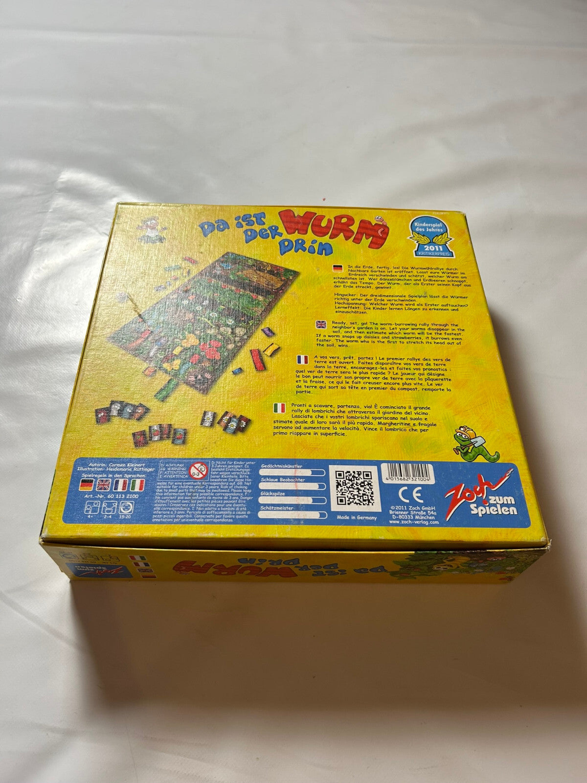 Zoch Da ist der Wurm drin Kinderspiel Brettspiel - Vollständig - Ansicht 11