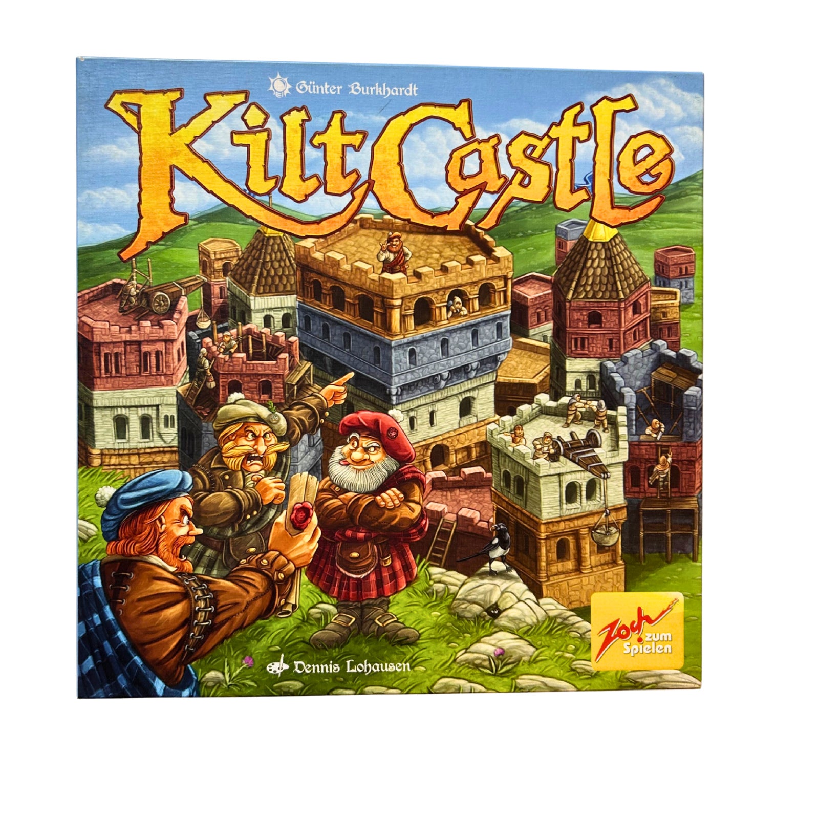 ZOCH ZUM SPIELEN - KILT CASTLE - ACH! BAU DOCH, WO ICH WILL! – SKU A11543 – Gesellschaftsspiel gebraucht kaufen bei Brettspielimperium