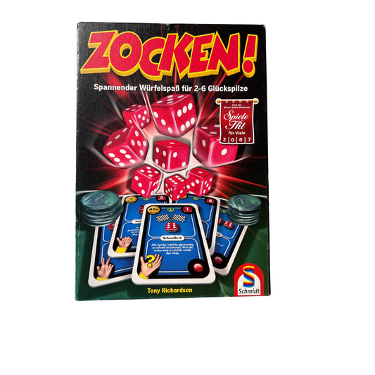 Zocken! - Schmidt Spiele 2007 – SKU A11162 – Gesellschaftsspiel gebraucht kaufen bei Brettspielimperium