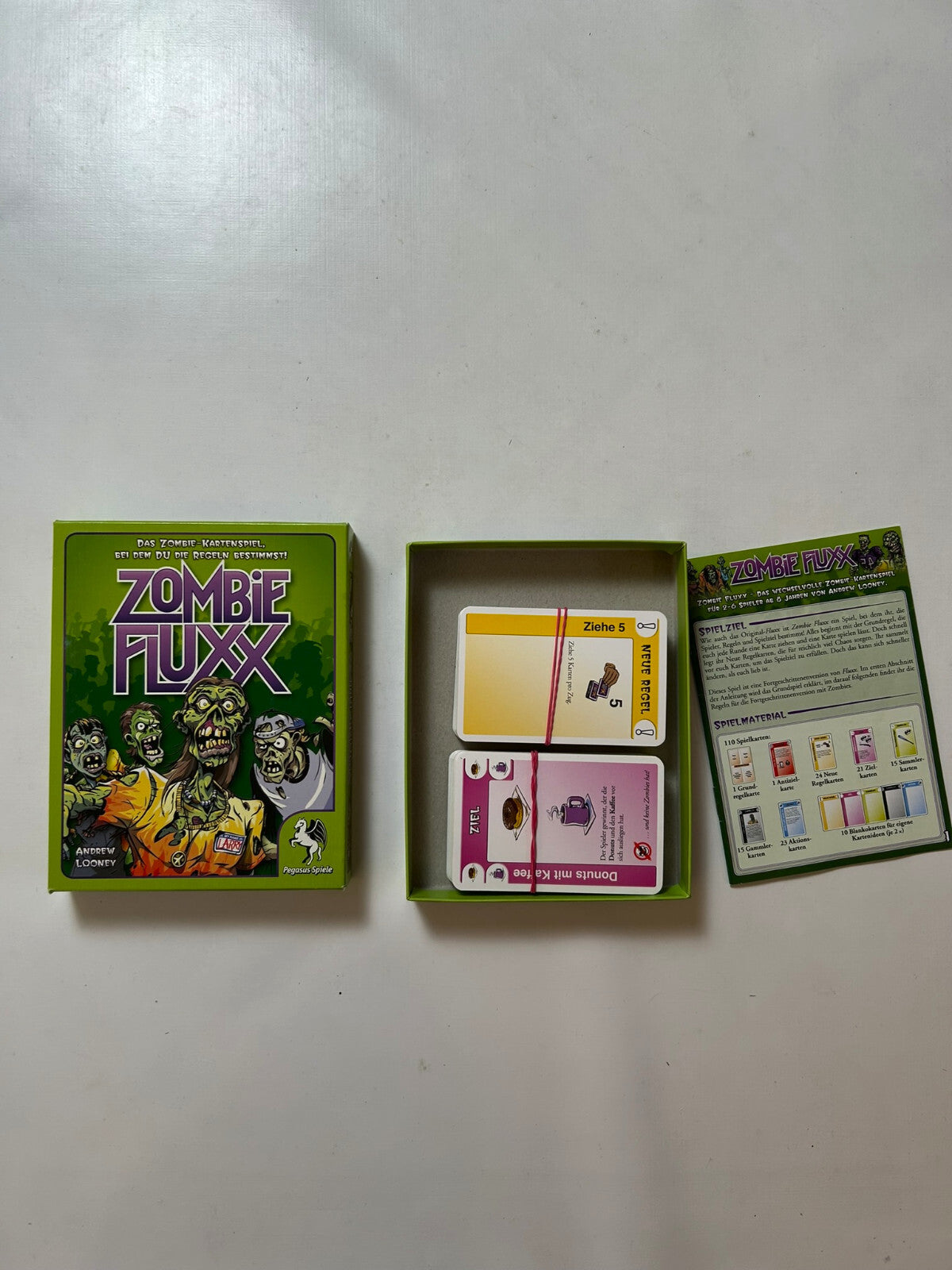 Zombie Fluxx Spiel Pegasus Spiele Gesellschaftsspiel - Vollständig - Ansicht 5