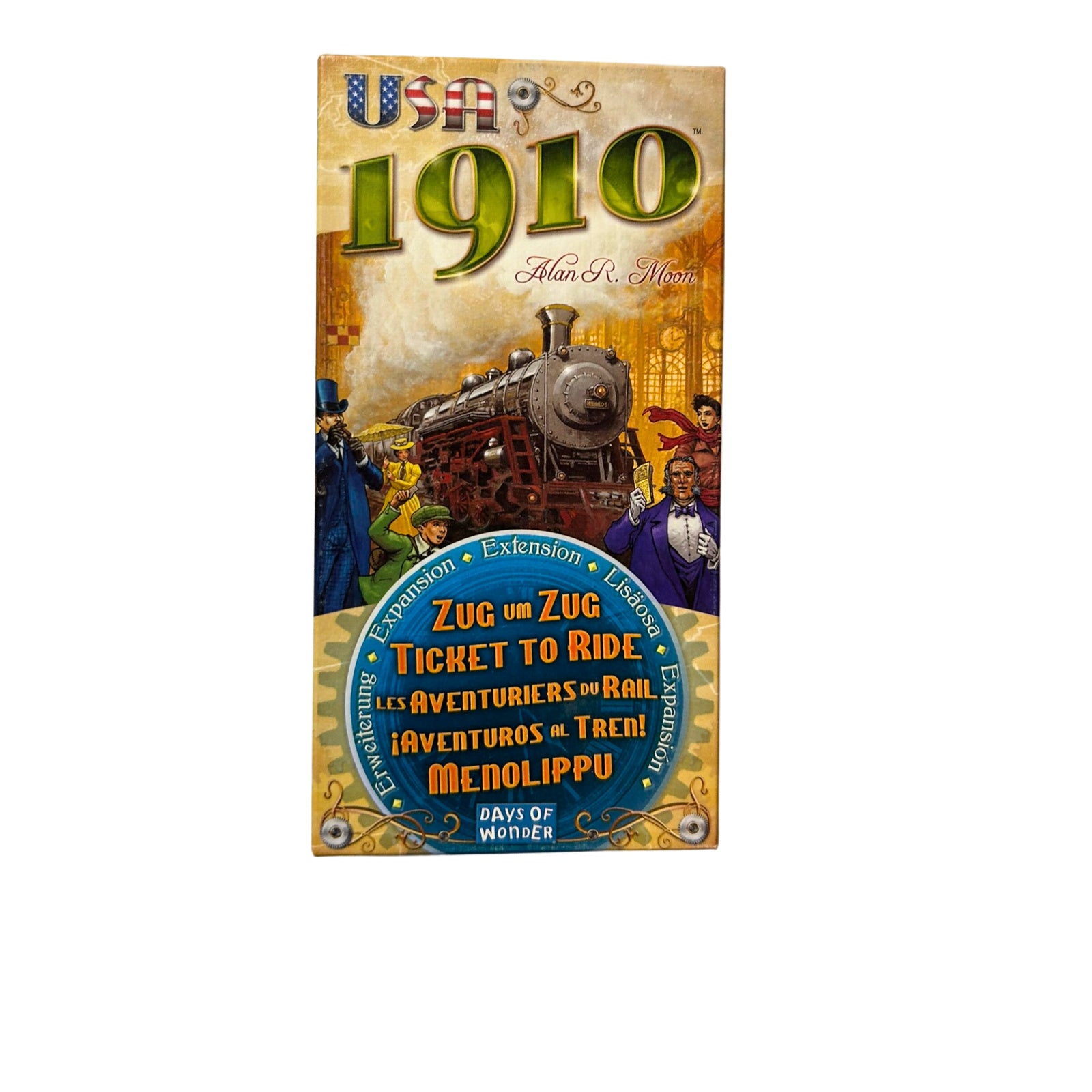 Zug um Zug 1910 USA Erweiterung Days of Wonder – SKU A9190 – Gesellschaftsspiel gebraucht kaufen bei Brettspielimperium