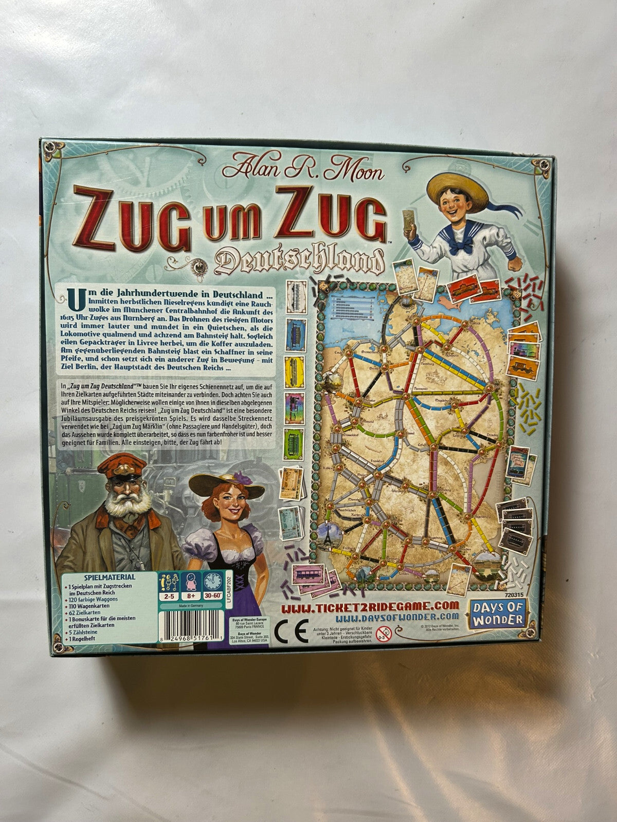 Zug um Zug Deutschland Spiel  Jubiläumsausgabe Days of wonder - Unbespielt - Ansicht 10