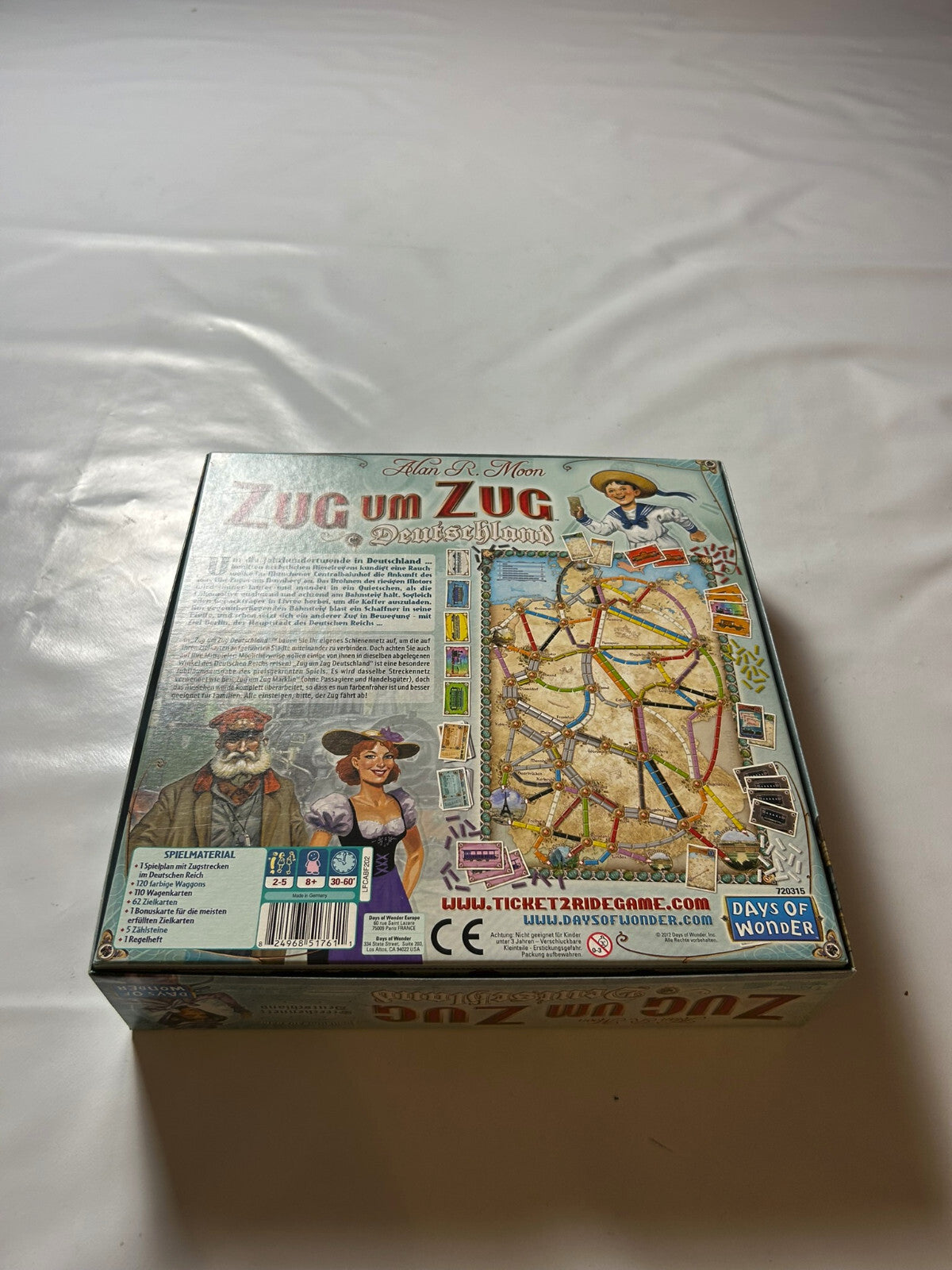 Zug um Zug Deutschland Spiel  Jubiläumsausgabe Days of wonder - Unbespielt - Ansicht 11