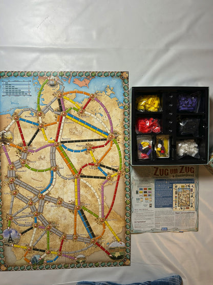 Zug um Zug Deutschland Spiel  Jubiläumsausgabe Days of wonder - Unbespielt - Ansicht 6