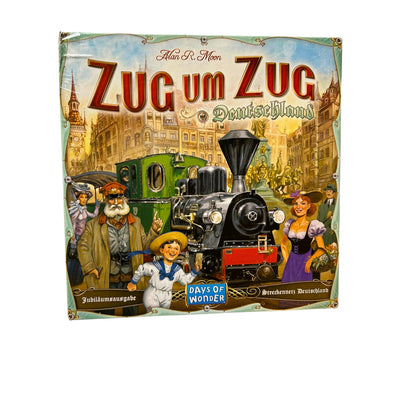 Zug um Zug Deutschland Spiel Jubiläumsausgabe Days of wonder – SKU A7803 – Gesellschaftsspiel gebraucht kaufen bei Brettspielimperium