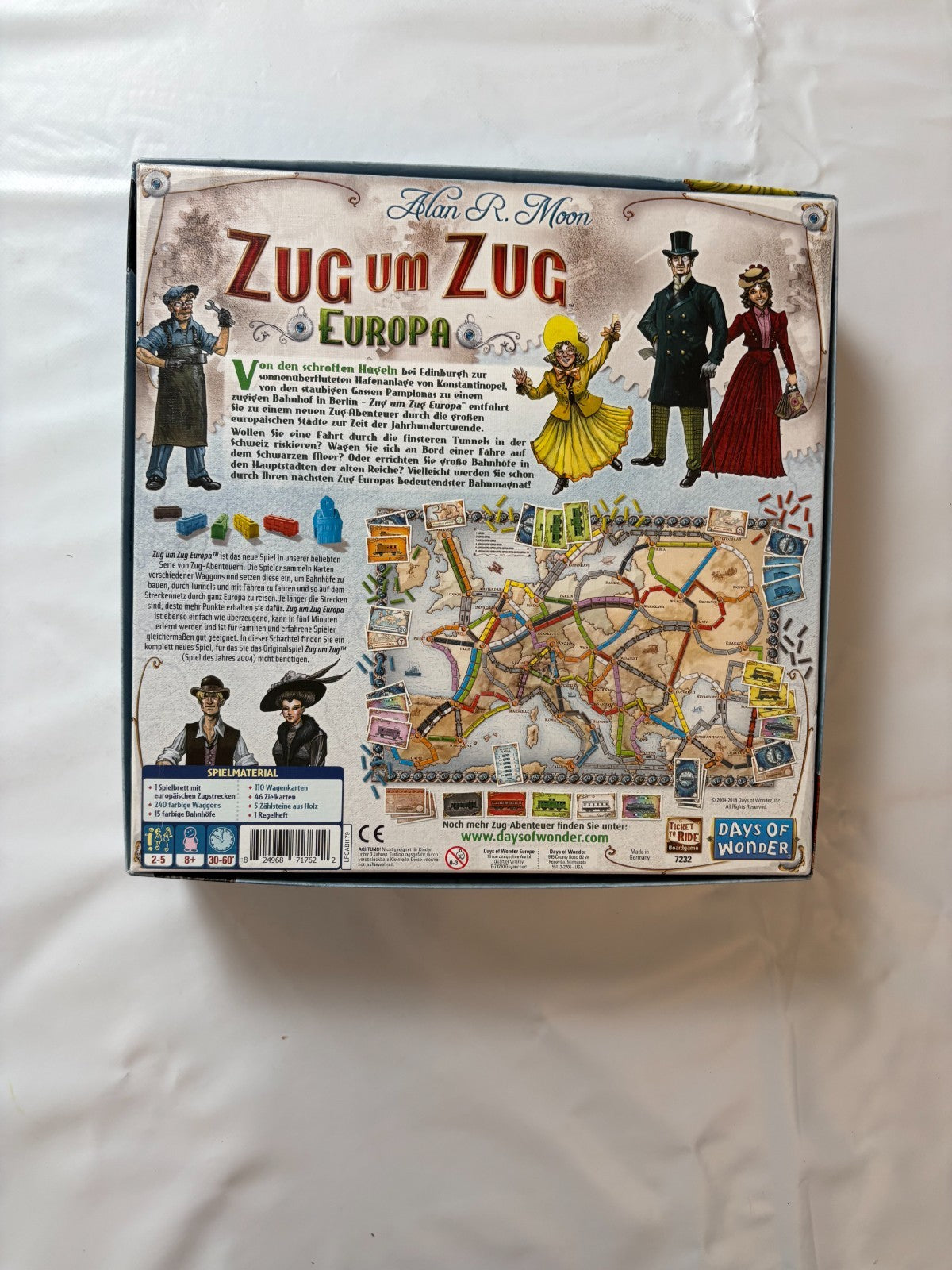 Zug um Zug Europa - Days of Wonder - Vollständig - Ansicht 10
